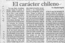 El carácter chileno El carácter chileno