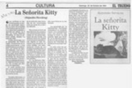 La señorita Kitty  [artículo] Ency Hernández Caballero.