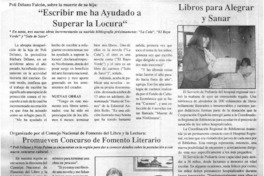 "Escribir me ha ayudado a superar la locura"