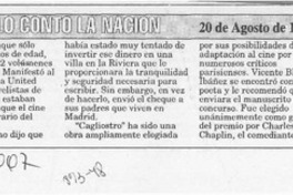 Vicente Huidobro va a Hollywood Vicente Huidobro va a Hollywood