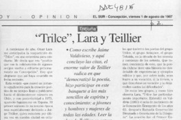 "Tricle", Lara y Teillier  [artículo] Sergio Ramón Fuentealba.