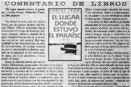 "El lugar donde estuvo el paraíso"