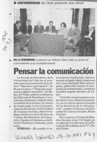 Pensar la comunicación  [artículo].