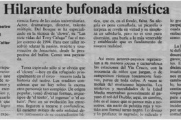 Hilarante bufonada mística Hilarante bufonada mística