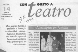 Nostalgias en familia Nostalgias en familia
