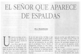 El señor que aparece de espaldas El señor que aparece de espaldas