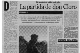 La partida de don Cloro La partida de don Cloro