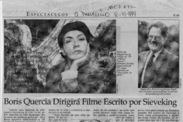 Boris Quercia dirigirá filme escrito por Sieveking Boris Quercia dirigirá filme escrito por Sieveking