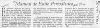 Manual de estilo periodístico  [artículo].