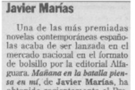 Javier Marías