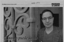 "Uno no puede sacar nada profundo de un comercial"  [artículo] Ximena Poo.