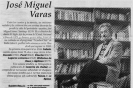 José Miguel Varas José Miguel Varas