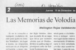 Las Memorias de Volodia