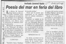 Poesía del mar en feria del libro  [artículo].