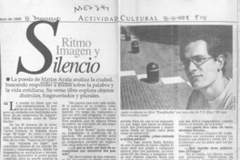 Ritmo imagen y silencio  [artículo].