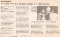 Mirarse en un espejo lúcido e incómodo