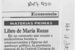 Libro de María Rozas Libro de María Rozas