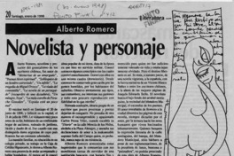 Novelista y personaje  [artículo] Luis Merino Reyes.