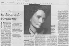 El recuerdo pendiente El recuerdo pendiente