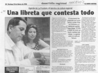 Una Libreta que contesta todo  [artículo].