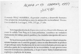 Expresión creativa y desarrollo humano Expresión creativa y desarrollo humano
