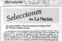 En torno al libro "Por los caminos de Hipócrates" del Doctor Charlín Correa En torno al libro "Por los caminos de Hipócrates" del Doctor Charlín Correa