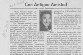 Con antigua amistad Con antigua amistad