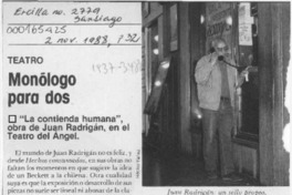 Monólogo para dos  [artículo] Hans Ehrmann.
