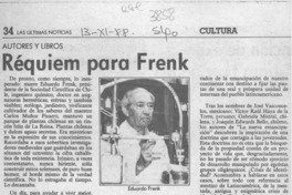 Réquiem para Frenk  [artículo] Filebo.