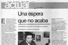 Una espera que no acaba Una espera que no acaba