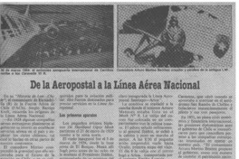 De la Aeropostal a la Línea Aérea Nacional De la Aeropostal a la Línea Aérea Nacional