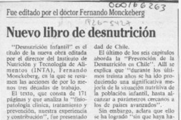 Nuevo libro de desnutrición  [artículo].