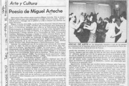 Poesía de Miguel Arteche Poesía de Miguel Arteche