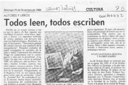 Todos leen, todos escriben  [artículo] Filebo.