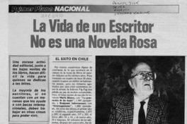 La vida de un escritor no es una novela rosa La vida de un escritor no es una novela rosa
