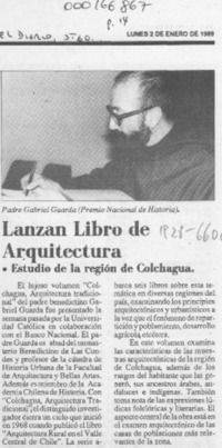Lanzan libro de arquitectura Lanzan libro de arquitectura