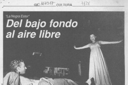 Del bajo fondo al aire libre  [artículo] Marcelo Mendoza Prado.