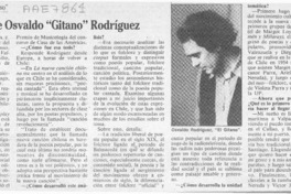 El regreso de Osvaldo "Gitano" Rodríguez El regreso de Osvaldo "Gitano" Rodríguez