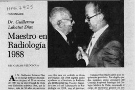 Maestro en radiología 1988 Maestro en radiología 1988