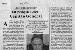La psiquis del Capitán General La psiquis del Capitán General