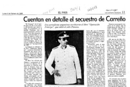 Cuentan en detalle el secuestro de Carreño  [artículo].