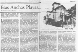 Esas anchas playas Esas anchas playas