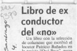 Libro de ex conductor del "no"