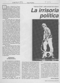 La irrisoria política La irrisoria política