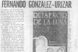 Fernando González-Urízar Fernando González-Urízar
