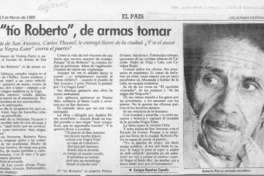El "tío Roberto", de armas tomar El "tío Roberto", de armas tomar