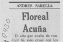 Floreal Acuña Floreal Acuña