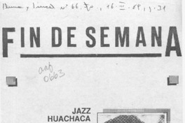 Jazz huachaca Jazz huachaca