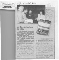 La Salmonicultura en Chile  [artículo].
