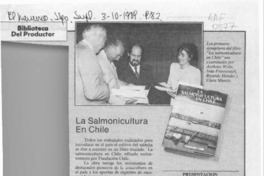 La Salmonicultura en Chile  [artículo].